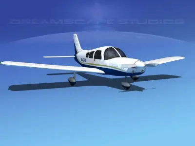 Piper PA-28 V09 3D model