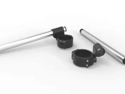 Woodcraft Clip-On Handlebars 3D model