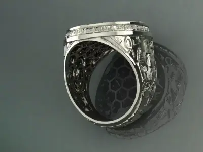 Timekeeper Ring jewelry 3D model - for Her 3D print model