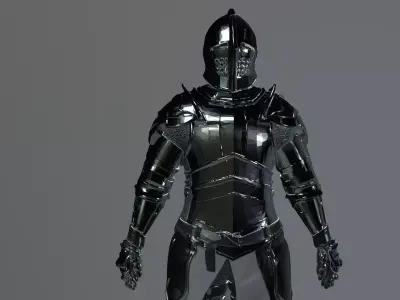 knight Low-poly 3D model purchase
