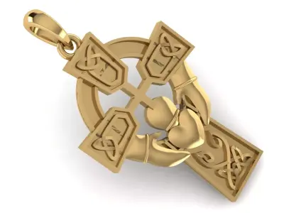 CROSS PENDANT CR191 3D print model