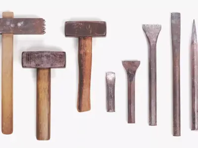 -Stonemasonry Set- 3D model