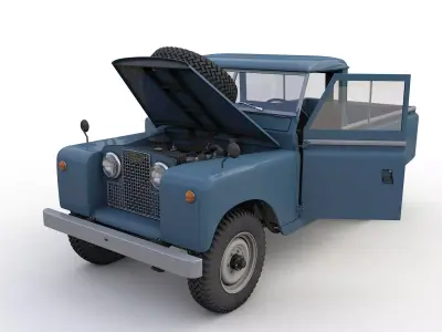 Land Rover Serie II 1961 3D Model Pack