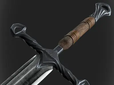 Gaming Sword 3D model purchase