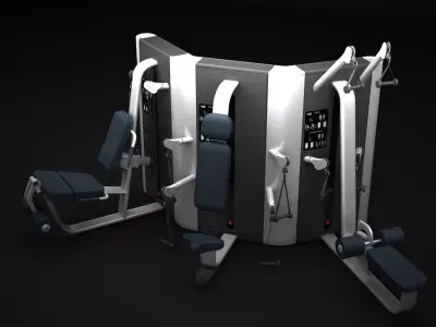 Multistation Wall Machine 3D model purchase
