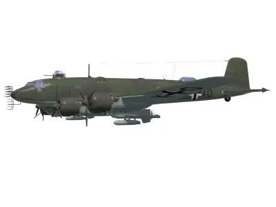 focke wulf fw-200 condor 3D model purchase