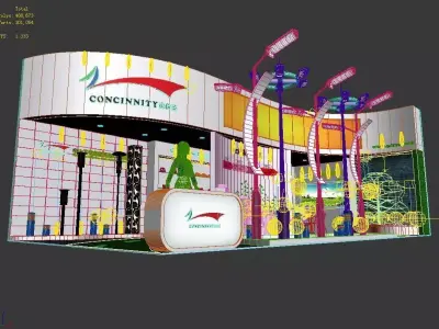 Exhibition - Area -6X12-3DMAX2009-018 3D model