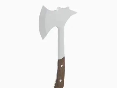 Survival Iron Axe 02 Low-poly 3D model