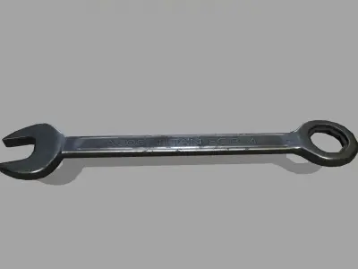wrench Low-poly 3D model 20