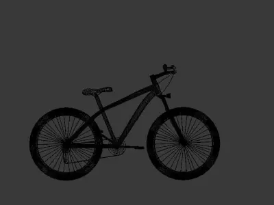 Blender made High quality bicycle 3D model