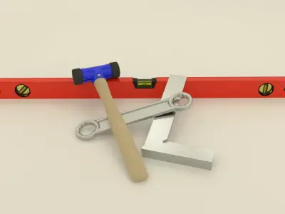 Level tools 3D model