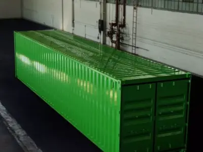 40FT ISO Shipping Container 3D model purchase