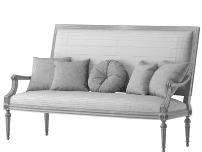 ebanista baladin sofa 3D model