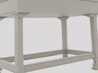 Industrial Factory Workbench for 3D print 3D model