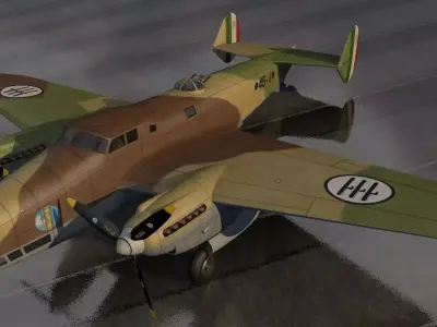 Piaggio P-32 3D model