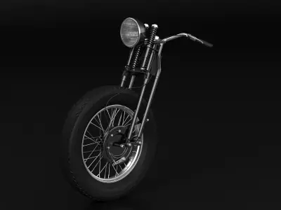 Motorcycle Springer Fork 3D model