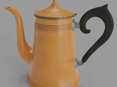 Vintage Coffee Pot 001 3D model