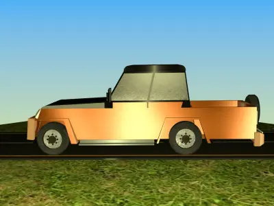 Indian Jeep Model Type 4 Free low-poly 3D model
