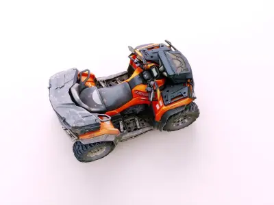 Realistic CF Moto X10 3D Model - Experience True Precision 3D model