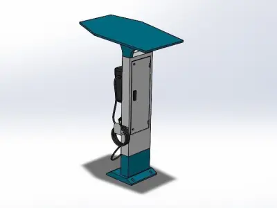 EV Charging 7kW 3D model