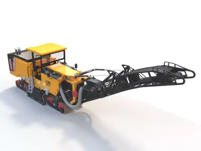  Asphalt Milling Machine 1 3D model