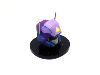 Super Mecha - Rajeek of Code Name R4JEK - 3D Print Ready Low-poly 3D model