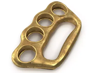 Knuckles PBR Low-poly 3D model