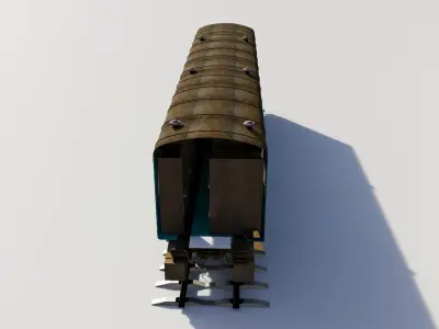 Trainwagontracks 3D model