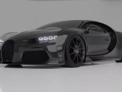 Bugatti Chiron 3D model purchase