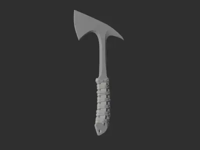 Browning Tomahawk Low-poly PBR 3D Model Low-poly 3D model