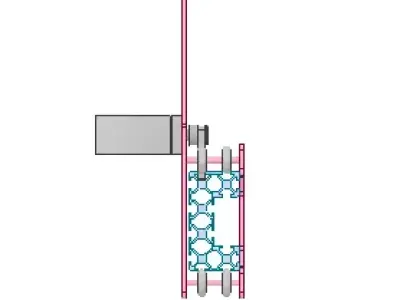 CNC Belt Driver Using C Aluminium Extrusion 3D print model