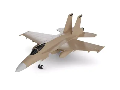 Strike Fighter 3D model 3