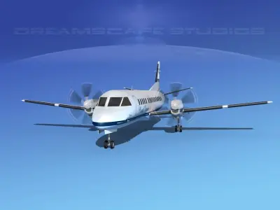 SAAB 2000 Coastal Express 3D model