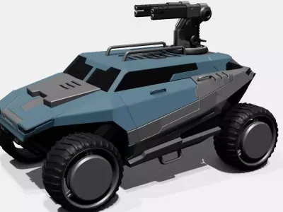 Armored Truck  Free 3D model