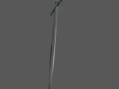 Arming Sword Low-poly 3D model get