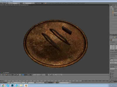 spartan shield 3D model buy