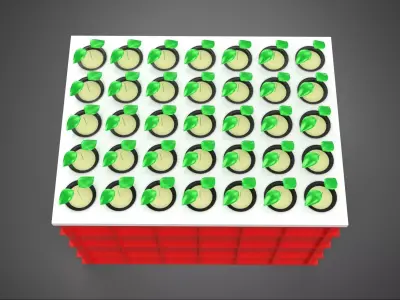 HYDROPONIC AEROPONIC SEEDLINGS TREE SPROUT PLANTING TRAY NET CUP 3D model