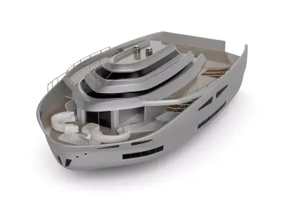 Motor Yacht 3D model