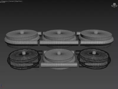 Tri Tesla Turbo - Concept 3D model