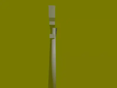 Japanese Torii Gate Low-Poly 3D Model Free low-poly 3D model