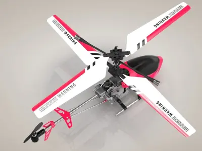 Helicopter Toy 3D model