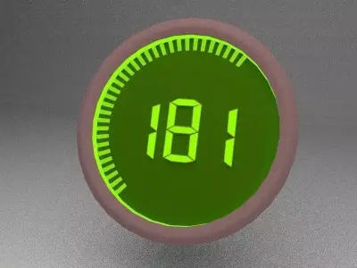 Power gauge 3D model