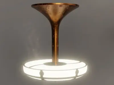 Ceiling Light- Low Poly 3D model