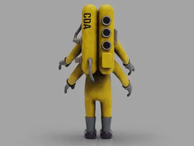 CDA Agent - Monster Inc 3D print model