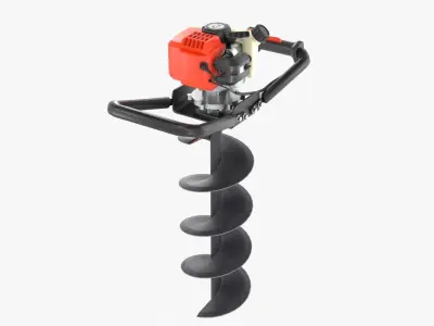 Earth Auger 3D model