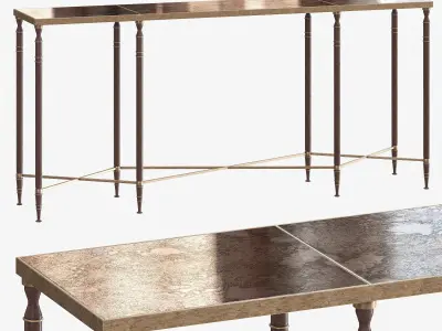 ebanista yves console table 3D model