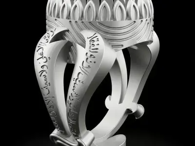 Arabic Ring   3D print model