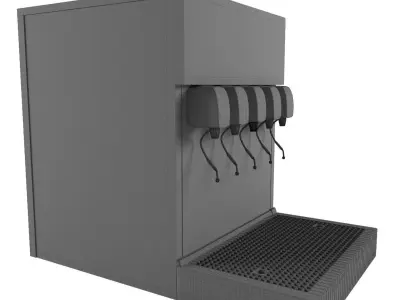 Pepsi Fountain Machine  3D model