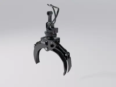 Forestry Log Grapple Low-poly 3D model