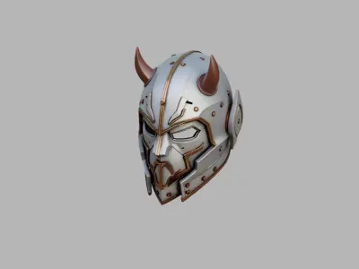 Sci Fi Helmet Low-poly 3D model buy